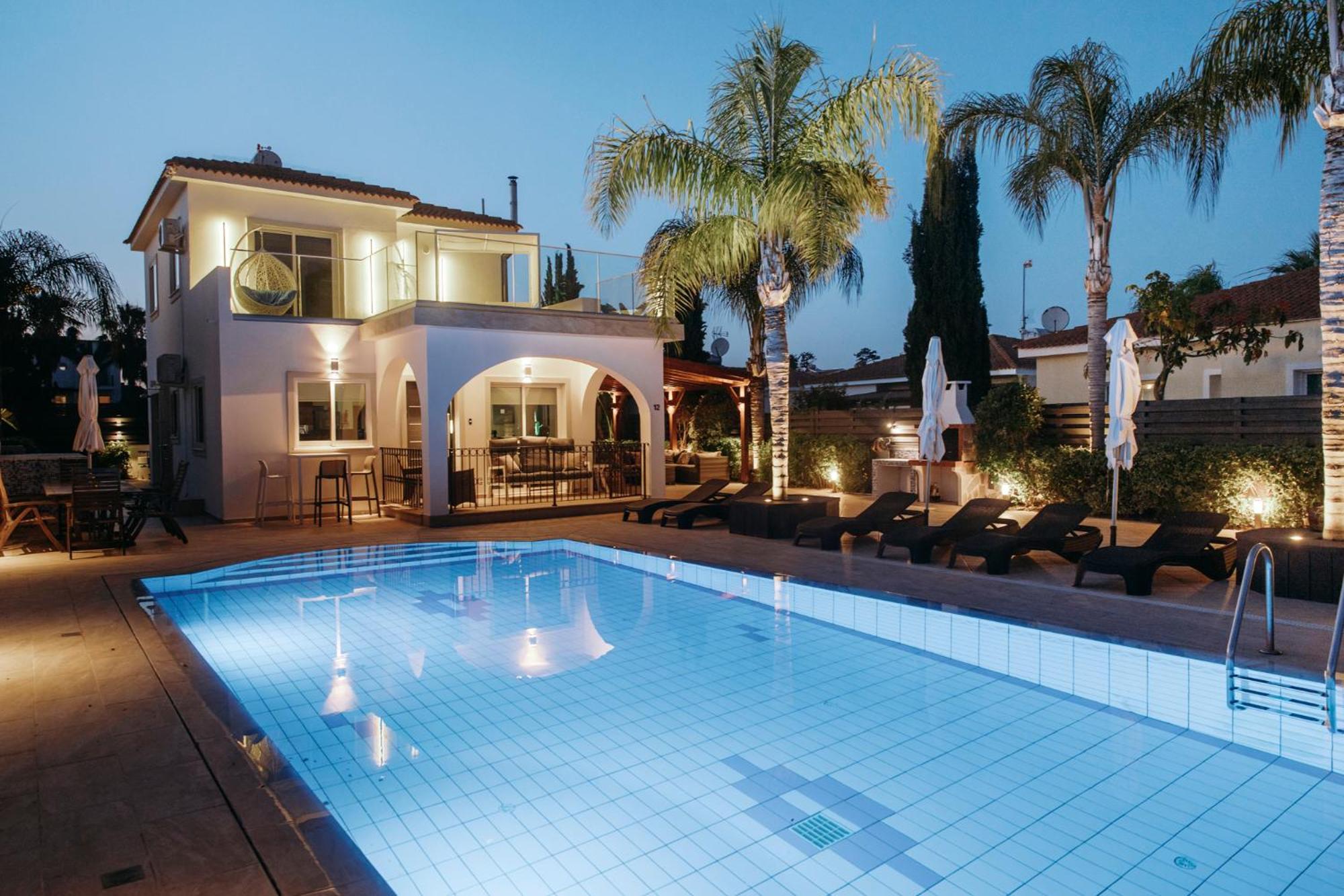 Sunset Villa Private Complex Heated Pool Ayia Napa Exterior foto